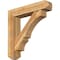 Ekena Millwork Balboa Craftsman Rough Sawn Bracket w/ Offset Brace, Western Red Cedar, 8"W x 38"D x 38"H BKT0806X38X38BOA04RWR - alternate 1